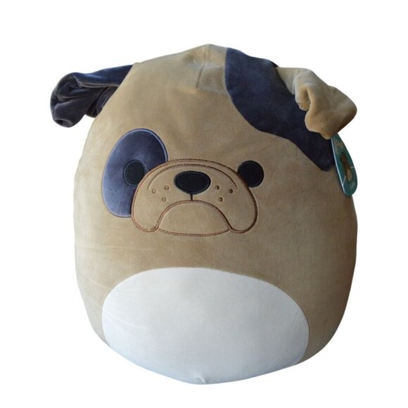 Squishmallows Original 16" Loafer the Brown Bulldog NWT - Picture 6 of 6